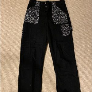 Black Jeans with painted detail